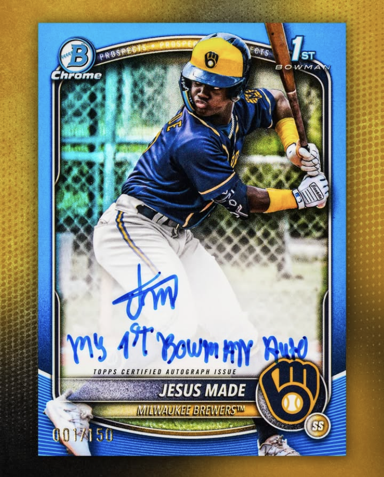 Bowman 2025 Baseball Mega Box - Trading Card Set